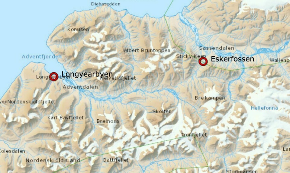 Det var ved Eskerfossen at uhellet skjedde.