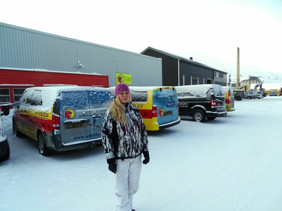 I OPPLAG: Guideansvarlig Silje Marie Våtvik har måttet  legge virksomheten i Svalbard Wildlife Expeditions på is på grunn av korona-krisen.