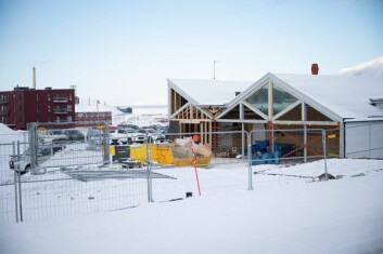 Arbeidet med å utvide butikken er allerede kommet godt i gang. Arbeidet med å utvide butikken er allerede kommet godt i gang.