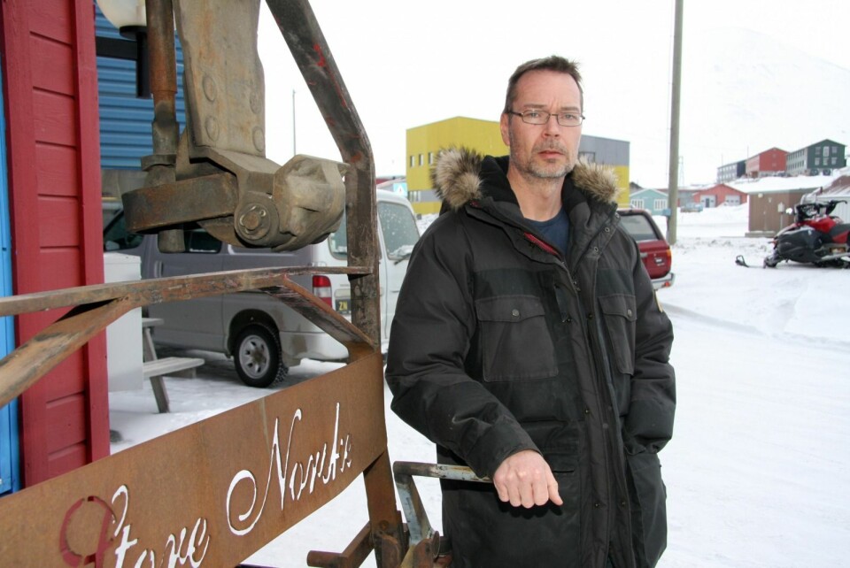 Rune Mjelde, hovedtillitsvalgt i Gruveklubben i Store Norske.