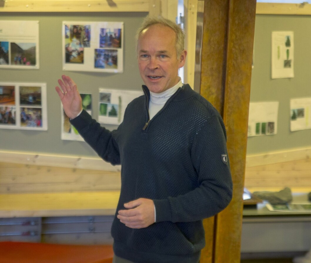 Jan Tore Sanner (H) fra et tidligere besøk på Svalbard. Jan Tore Sanner (H) fra et tidligere besøk på Svalbard.