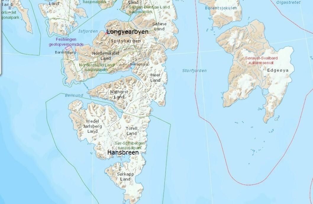 Hansbreen ligger i sørenden av Spitsbergen, like ved Hornsund. Hansbreen ligger i sørenden av Spitsbergen, like ved Hornsund.