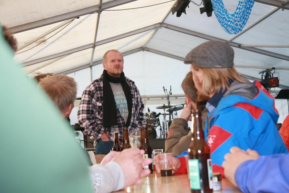 Denne måneden starter byggingen av bryggeriet, fortalte Robert Johansen under ølseminaret som ble arrangert i tilknytning til oktoberfestivalen på Svalbard.