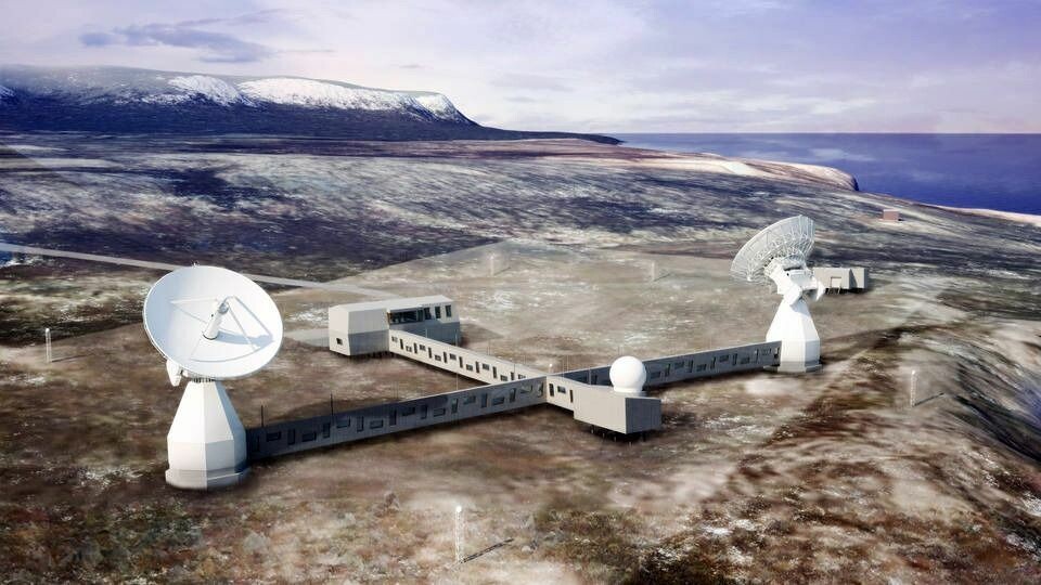 Slik bli det nye jordobservatoriet som arkitektkontoret LPO har tegnet. Slik bli det nye jordobservatoriet som arkitektkontoret LPO har tegnet.