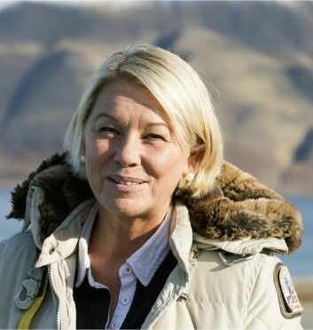 Svalbardminister Monica Mæland (H. Svalbardminister Monica Mæland (H.