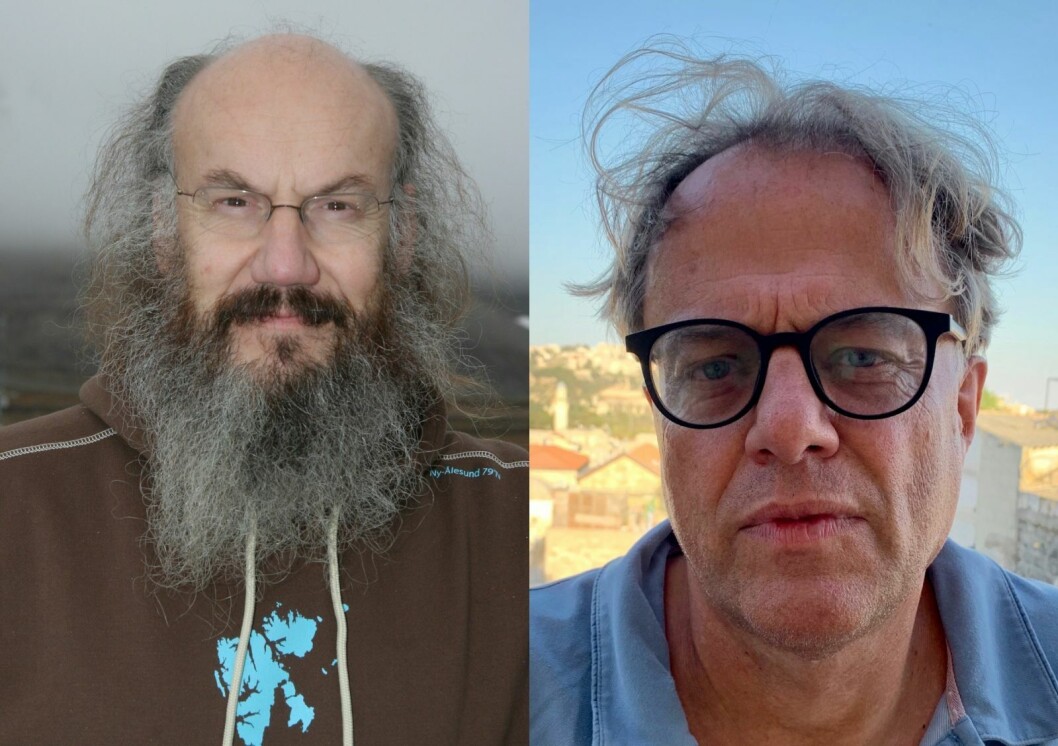 Kim Holmén til venstre og Leif Magne Helgesen. Kim Holmén til venstre og Leif Magne Helgesen.