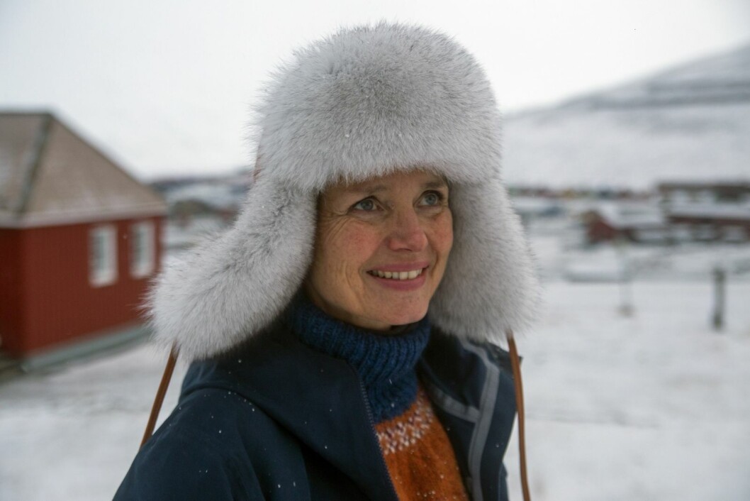 ORGANISERTE: Sokneprest Siv Limstrand sørger for nettsending av årets 1. mai-markering på Svalbard. ORGANISERTE: Sokneprest Siv Limstrand sørger for nettsending av årets 1. mai-markering på Svalbard.