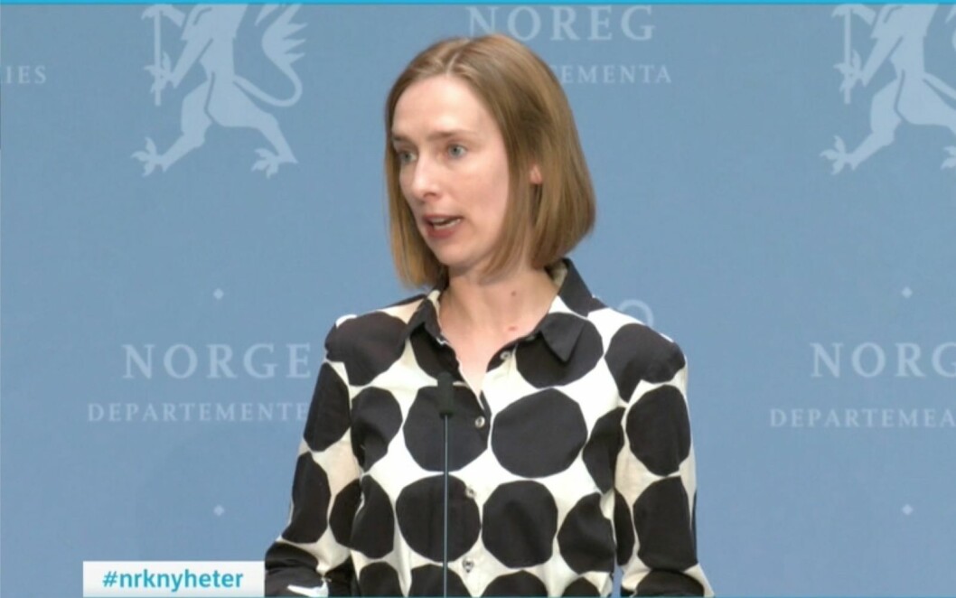 Næringsminister Iselin Nybø. Næringsminister Iselin Nybø.