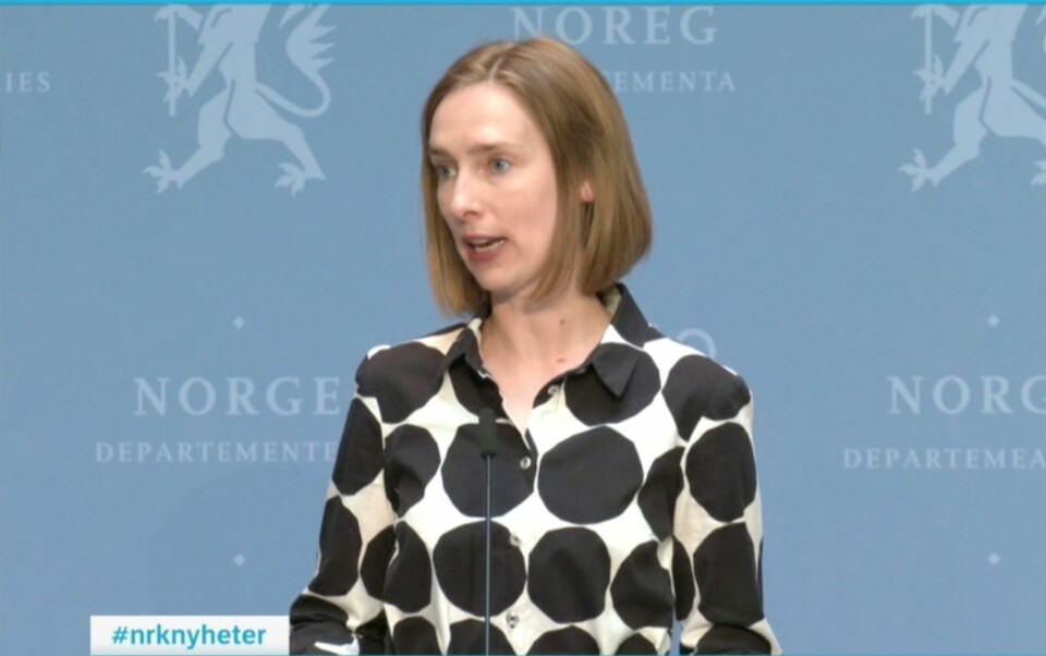 Næringsminister Iselin Nybø.