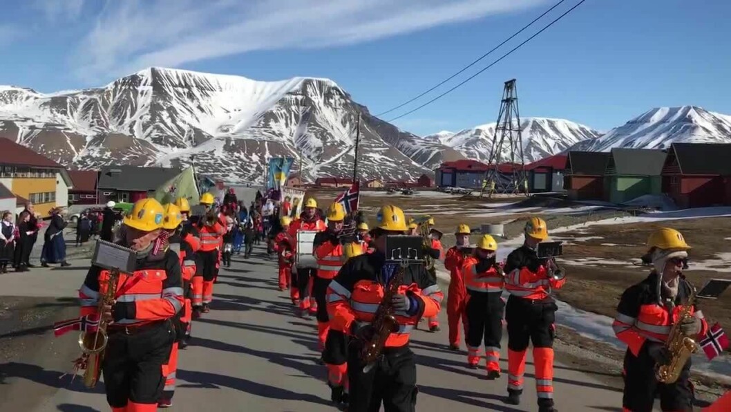 Feiring av 17. mai i Longyearbyen.