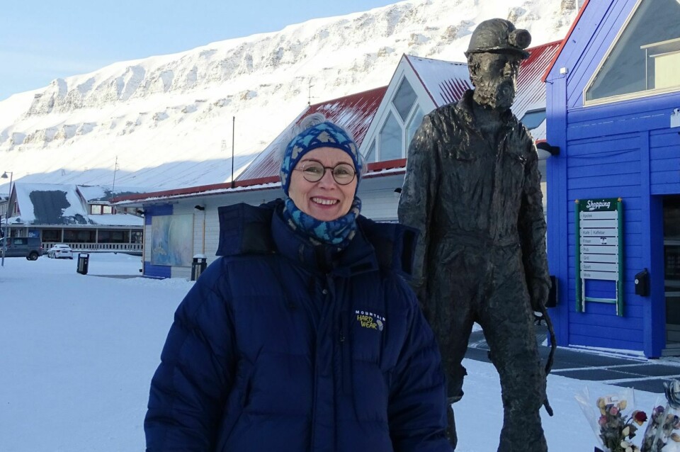 NAV: Anne Margrethe Krogseth er eneste ansatte ved Nav i Longyearbyen.