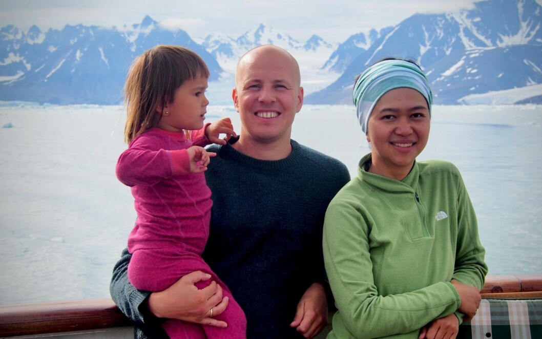 I 2015 flyttet jeg sammen med konen min til Longyearbyen, og siden den gang er vi blitt en liten familie, skriver Didrik Paulsen. I 2015 flyttet jeg sammen med konen min til Longyearbyen, og siden den gang er vi blitt en liten familie, skriver Didrik Paulsen.