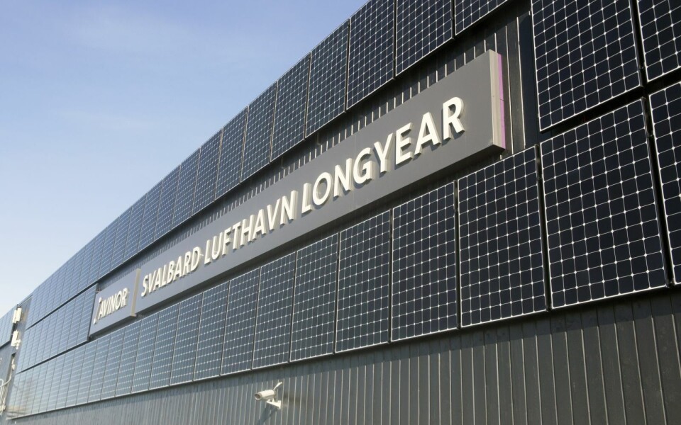 Svalbard lufthavn.