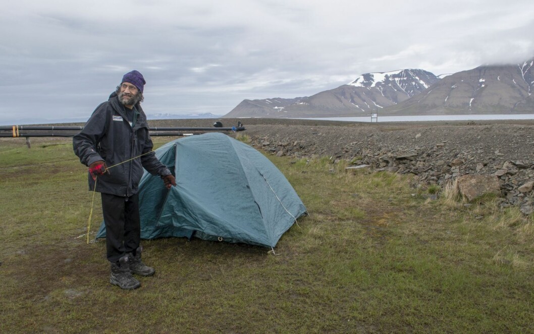 I juli i fjor måtte Mark Sabbatini flytte ut på campingen. Han følte seg trygg så lenge han bodde der. I juli i fjor måtte Mark Sabbatini flytte ut på campingen. Han følte seg trygg så lenge han bodde der.
