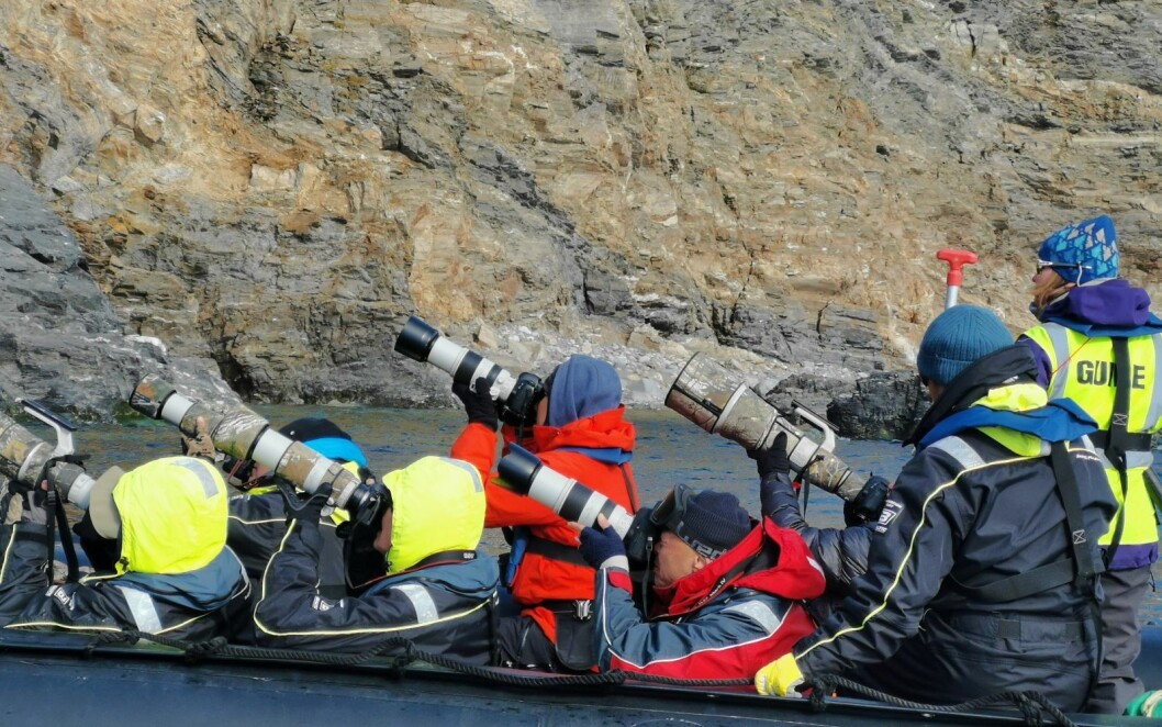 Kinesiske turister på Svalbard. Kinesiske turister på Svalbard.