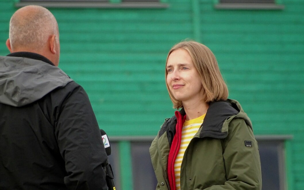Fra Iselin Nybøs besøk på Svalbard tidligere i høst, her i Svea. Fra Iselin Nybøs besøk på Svalbard tidligere i høst, her i Svea.
