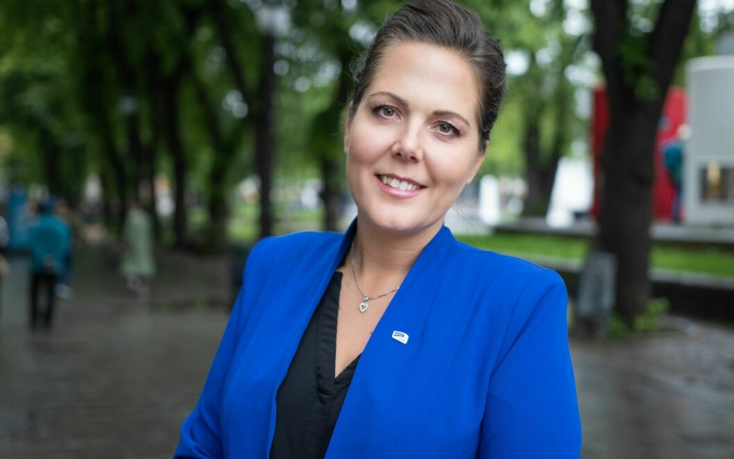 BLÅGRØNN: Høyres Lene Westgaard-Halle mener partiet er grønnere enn noen gang.