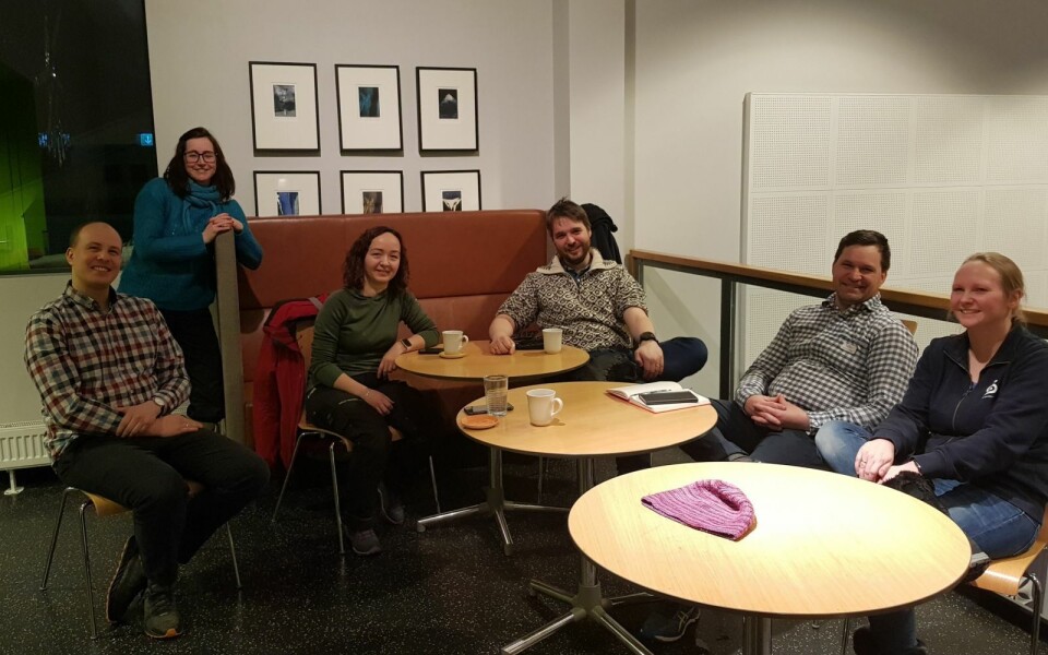 POLITISK FLERTALL: Polfarersamarbeidet, her ved Didrik Paulsen (Ap), Elise Strømseng (Ap), Diana Halvarp (Frp), Kristoffer Halvarp (Frp), Stein-Ove Johannessen (H) og Stine Henriette Teigen (H).
