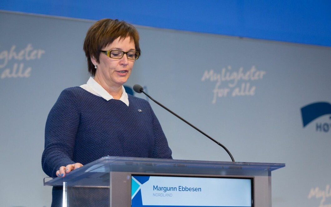 NÆRINGSPOLITIKER: Stortingsrepresentant fra Nordland, Margunn Ebbesen (H), er medlem av Næringskomiteen. Svalbardpakka er startskuddet for omstilling til et annerledes reiseliv på Svalbard, mener hun. NÆRINGSPOLITIKER: Stortingsrepresentant fra Nordland, Margunn Ebbesen (H), er medlem av Næringskomiteen. Svalbardpakka er startskuddet for omstilling til et annerledes reiseliv på Svalbard, mener hun.
