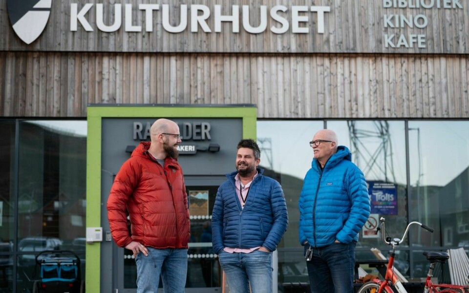 Polarjazz-styret ser frem til festivalen i februar. Fra venstre: Espen Klungseth Rotevatn, Trond Strugstad og Lasse Stener Hansen.
