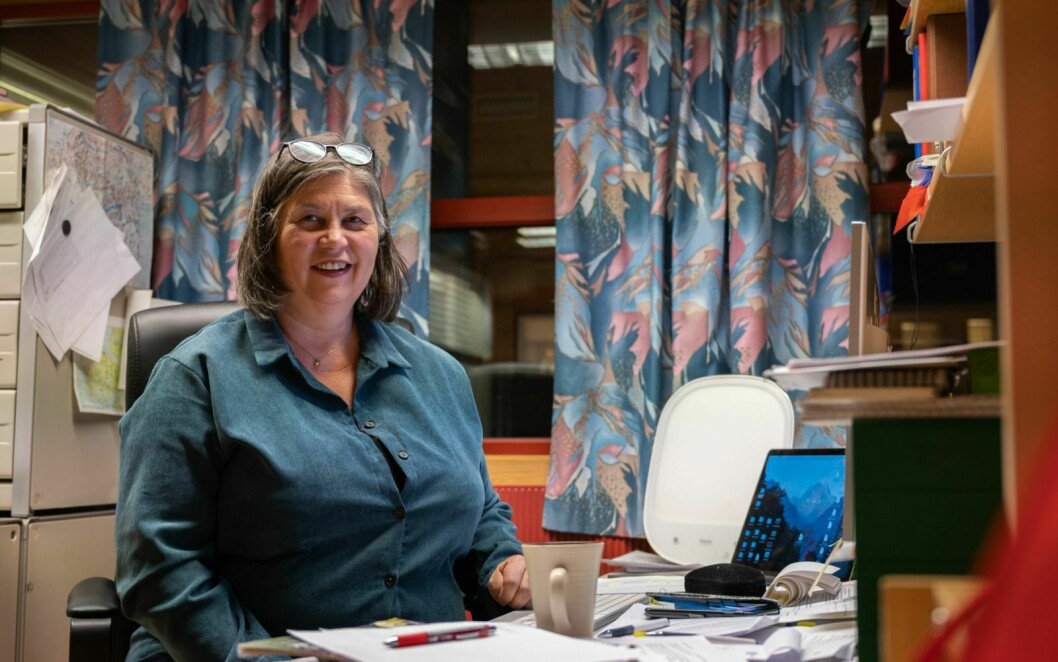 Slutter: Redaktør Hilde Røsvik har sin siste kontordag i Longyearbyen fredag denne uken. Første januar tar den nye redaktøren, Børre Haugli, over.
