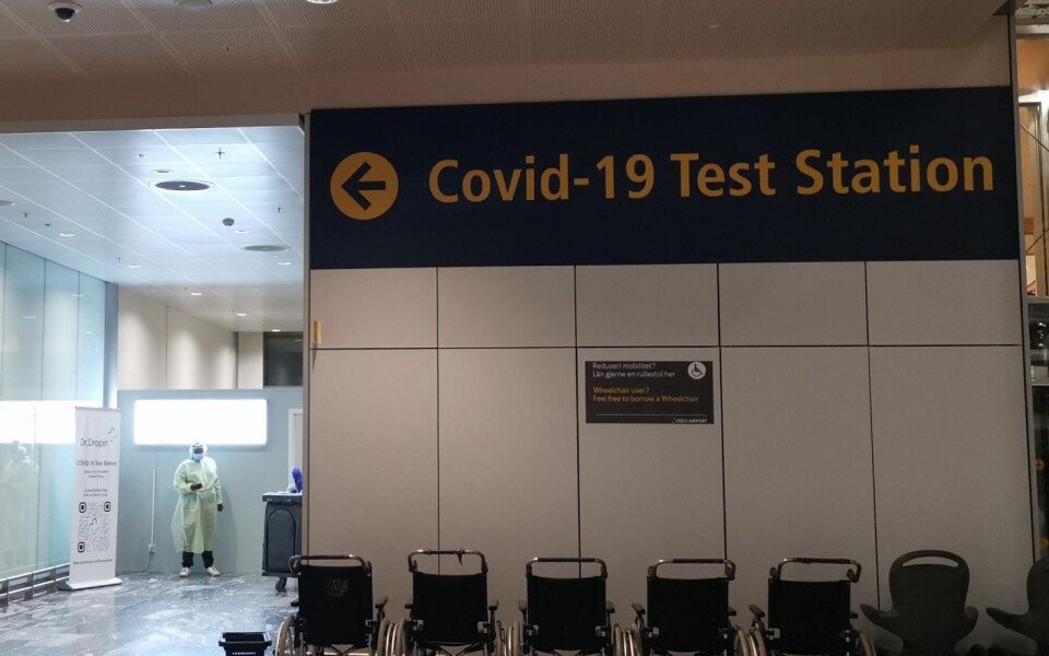 Teststasjon på Gardermoen.