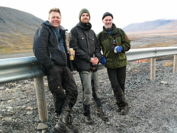 Prosjektgruppa (fra venstre): Thomas Thiis, Iver Frimannslund og Arne Aalberg. Bjørn Thorud ikke tilstede. Prosjektgruppa (fra venstre): Thomas Thiis, Iver Frimannslund og Arne Aalberg. Bjørn Thorud ikke tilstede.