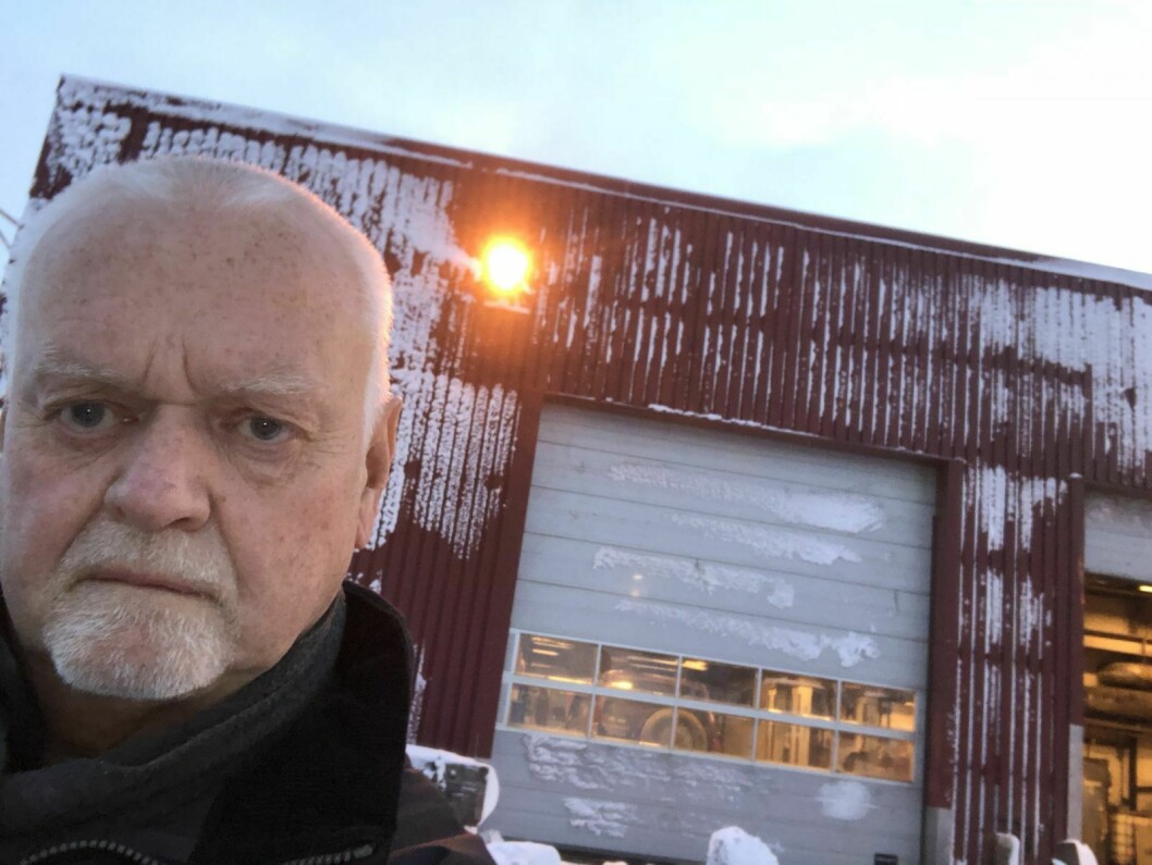 FIKK NEI: Professor emeritus Rune Ottosen fikk ingen lokale folk til å stille til debatt i Longyearbyen.