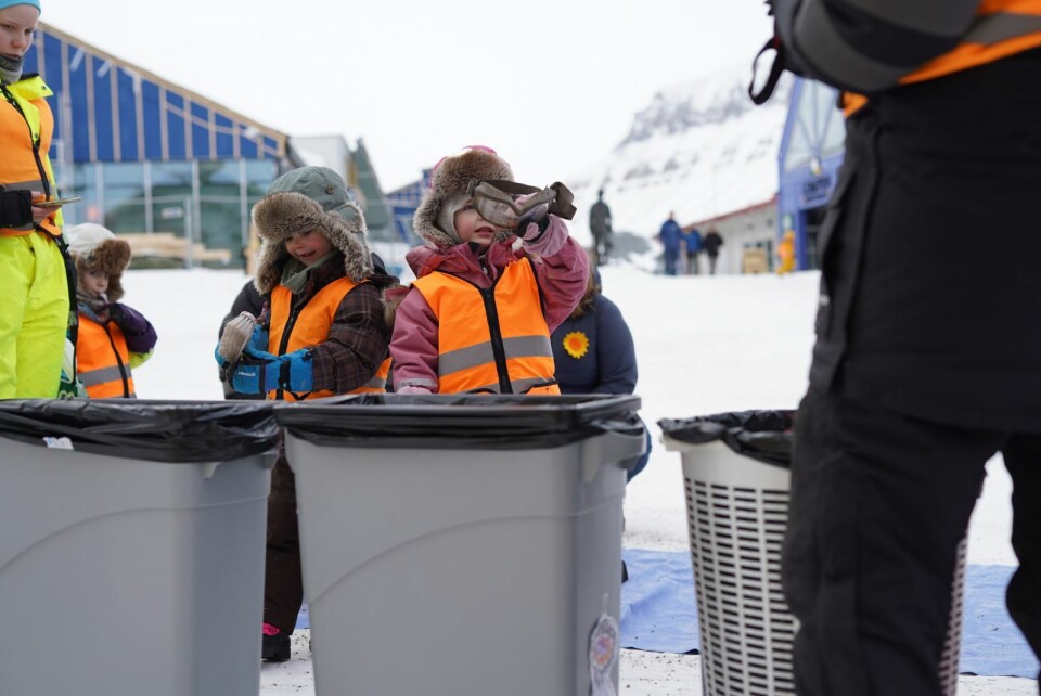 Småsvalbardianerne markerte barnehagedagen