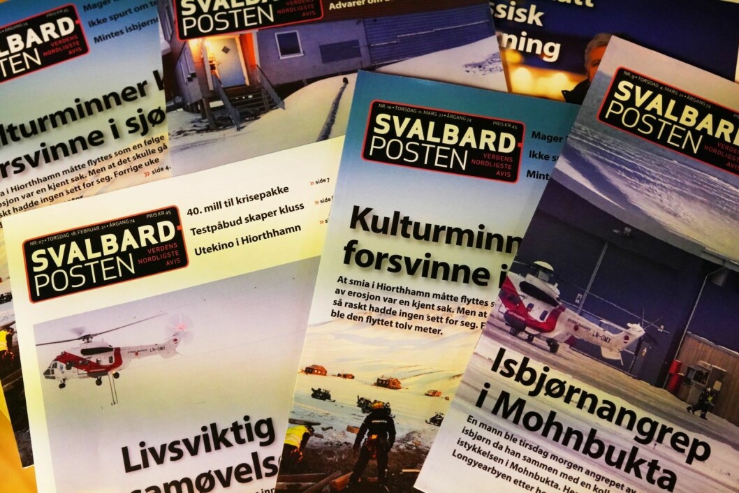Øker: Svalbardposten økte opplaget i andre halvår.