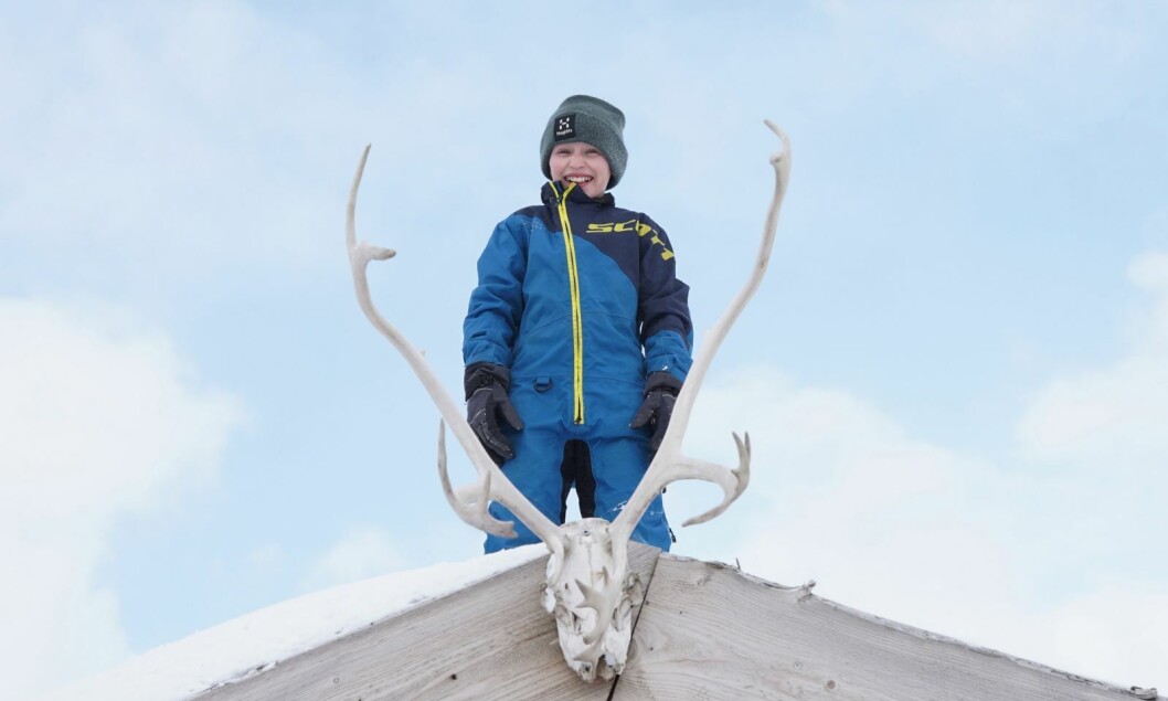 Vinteren er best: Storm liker seg best om vinteren, da kan han blant annet klatre på hustak. Vinteren er best: Storm liker seg best om vinteren, da kan han blant annet klatre på hustak.