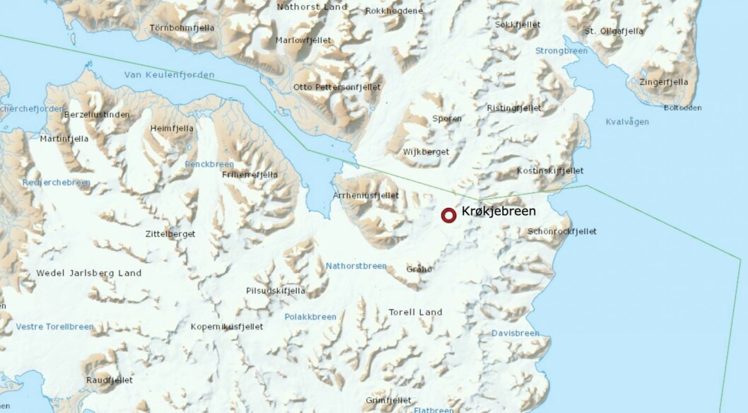 Tom for ammunisjon: De fem skiløperne ble hentet ut ved Krøkjebreen. Tom for ammunisjon: De fem skiløperne ble hentet ut ved Krøkjebreen.