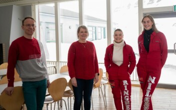 Lærerne er superstolte av elevene, sier de. Fra venstre: Jo Tore Berg, Elin Bygjordet, Liv-Anna Ringheim og Marte Nilssen Alexandersen. Lærerne er superstolte av elevene, sier de. Fra venstre: Jo Tore Berg, Elin Bygjordet, Liv-Anna Ringheim og Marte Nilssen Alexandersen.