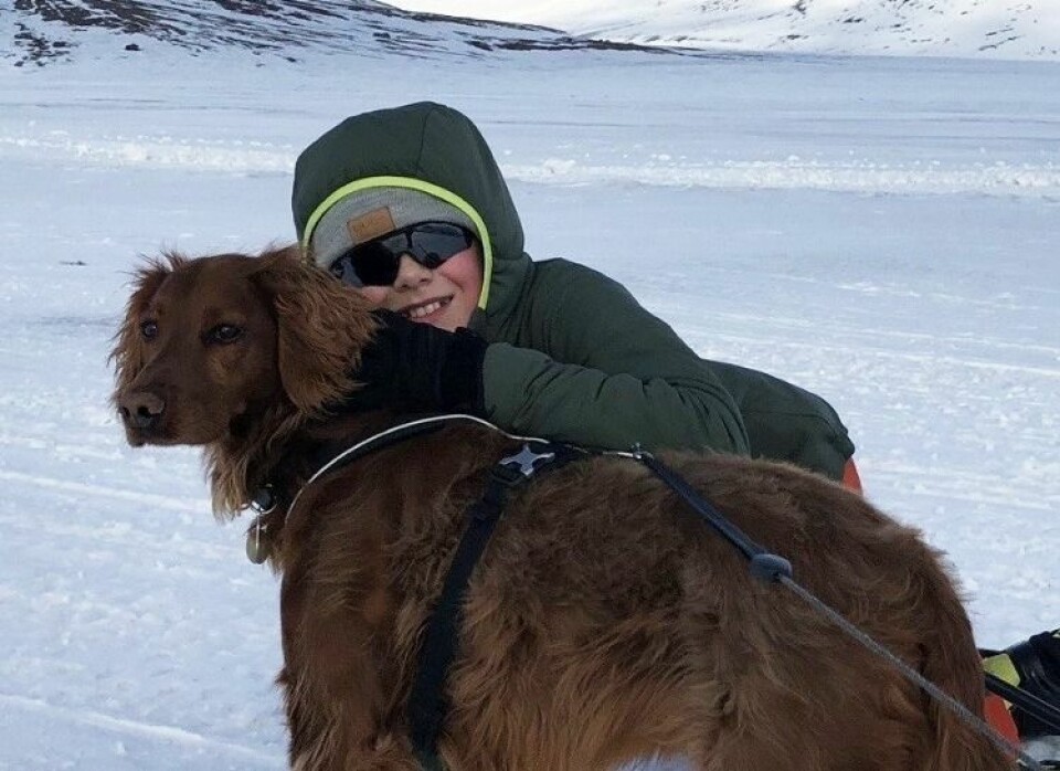 Oliver Lockert, 13 år har skrevet om skjuterkjøring på fjordis.