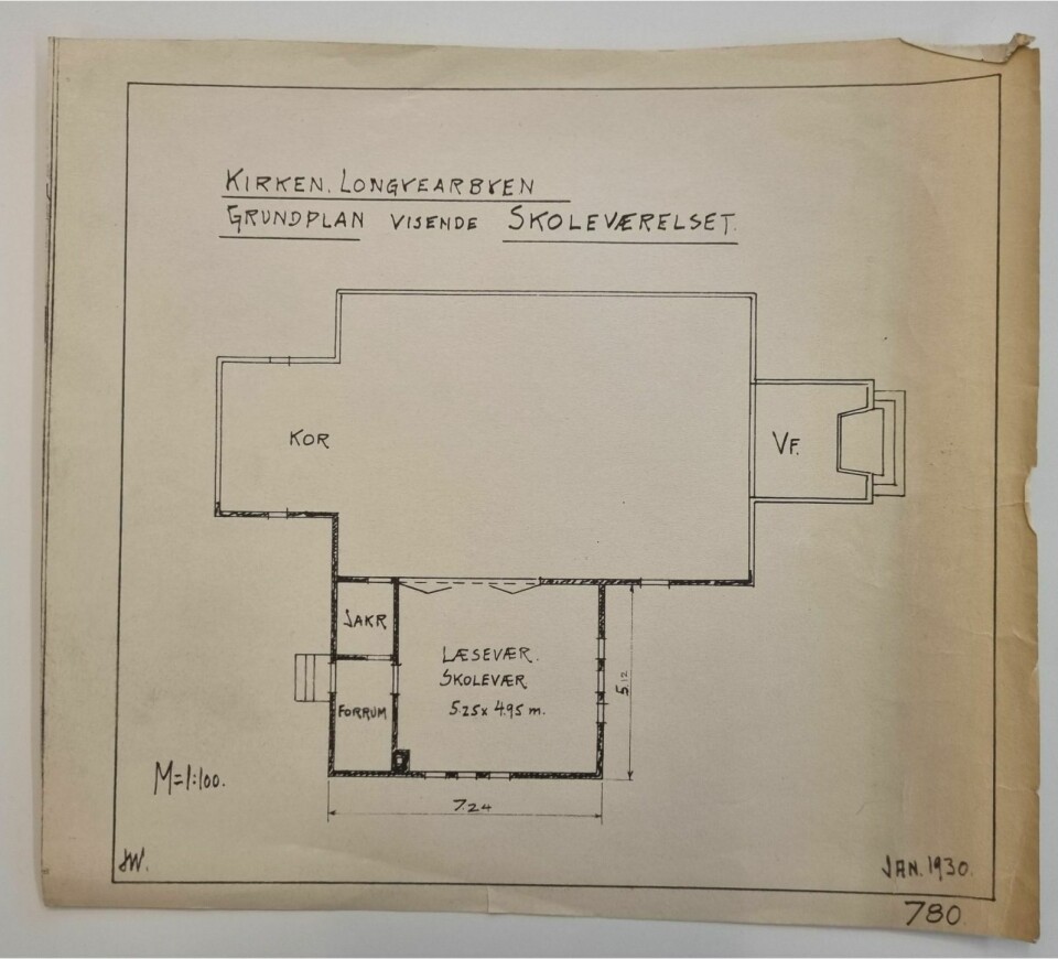 Fig. 3: Grunnplan av Vor Frelsers kirke.