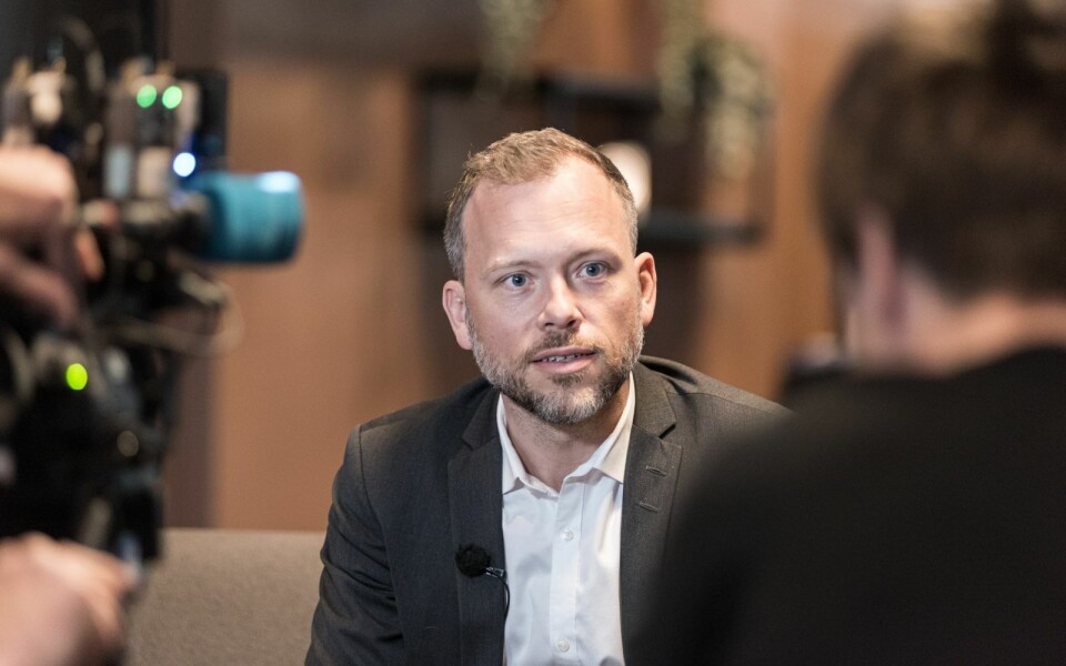 Medvind: SV-leder Audun Lysbakken opplever gode meningsmålinger for tiden. Han er tydelig på partiets Svalbard-politikk.