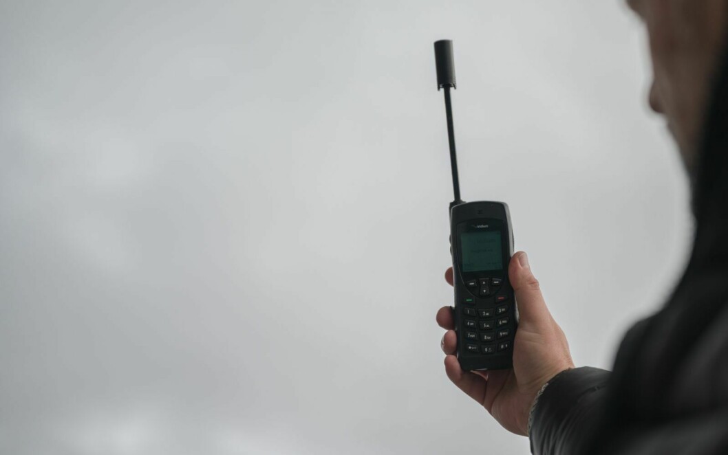 Telefontrøbbel: En leverandør i trøbbel skaper trøbbel for satellittelefonbrukere på Svalbard.