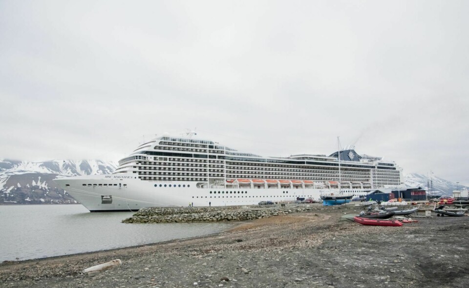 'Magnifica' er blant cruiseskipene som nå kan velge bort Svalbard.