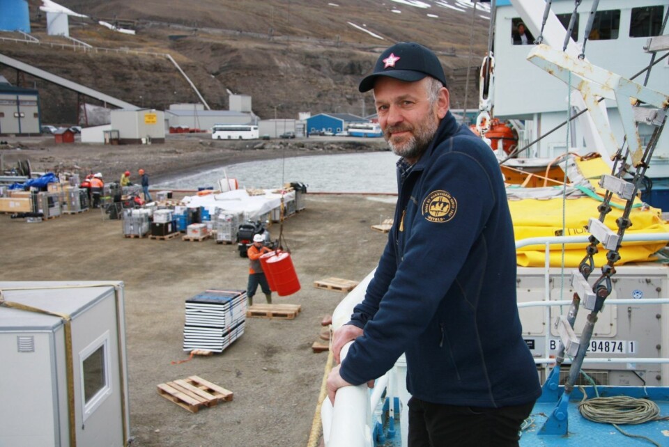 Ny jobb: Harald Steen, ny forskningsdirektør ved Norsk Polarinstitutt her i Longyearbyen i 2015 etter 141 døgn på tokt i isen. Ny jobb: Harald Steen, ny forskningsdirektør ved Norsk Polarinstitutt her i Longyearbyen i 2015 etter 141 døgn på tokt i isen.
