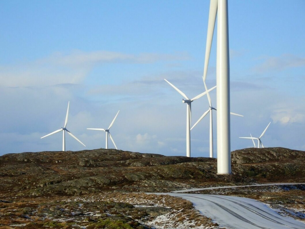 Vindkraft: Vindmøller som på Smøla kan være en løsning på framtidens energiforsyning i Longyearbyen.
