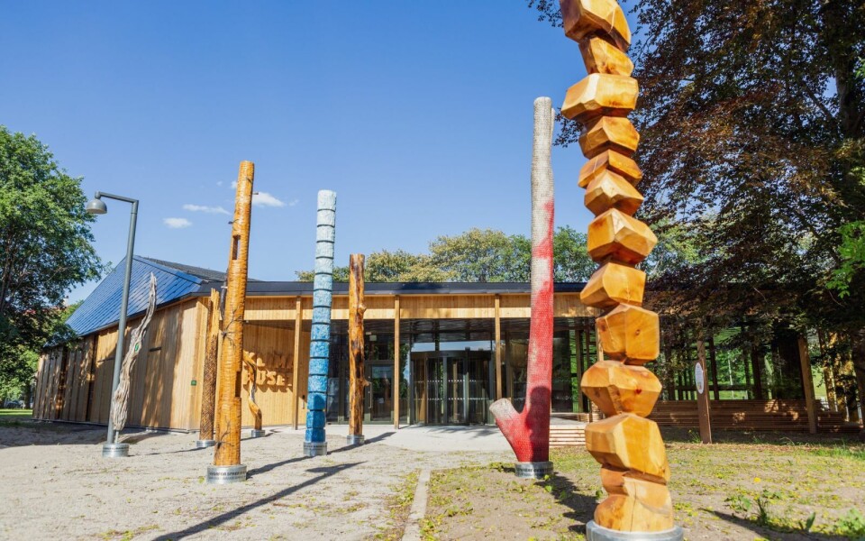 ET AV FIRE: Verdens fjerde klimahus er Nordens eneste og ligger ved Naturhistorisk Museum i Oslo.