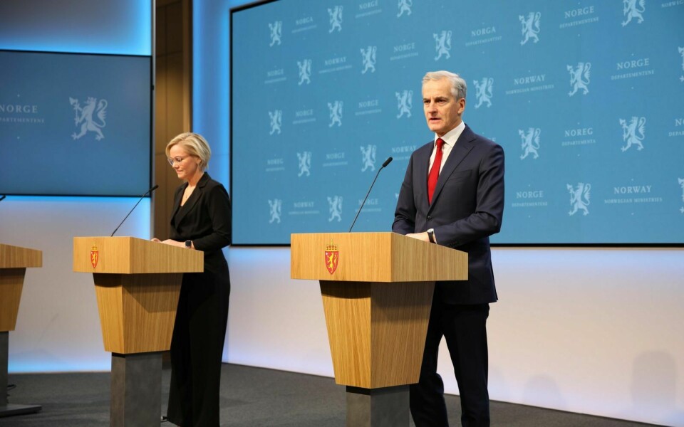 Helseminister Ingvil Kjerkol og statsminister Jonas Gahr Støre presenterte nye, nasjonale tiltak.