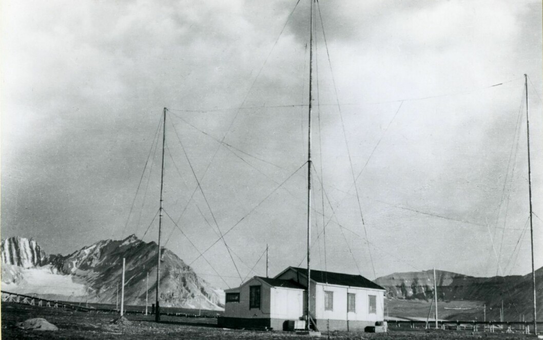 STARTEN: Telegrafen i Ny-Ålesund var en viktig brikke i det som etter hvert skulle bli et langt eventyr for Telenor på Svalbard.