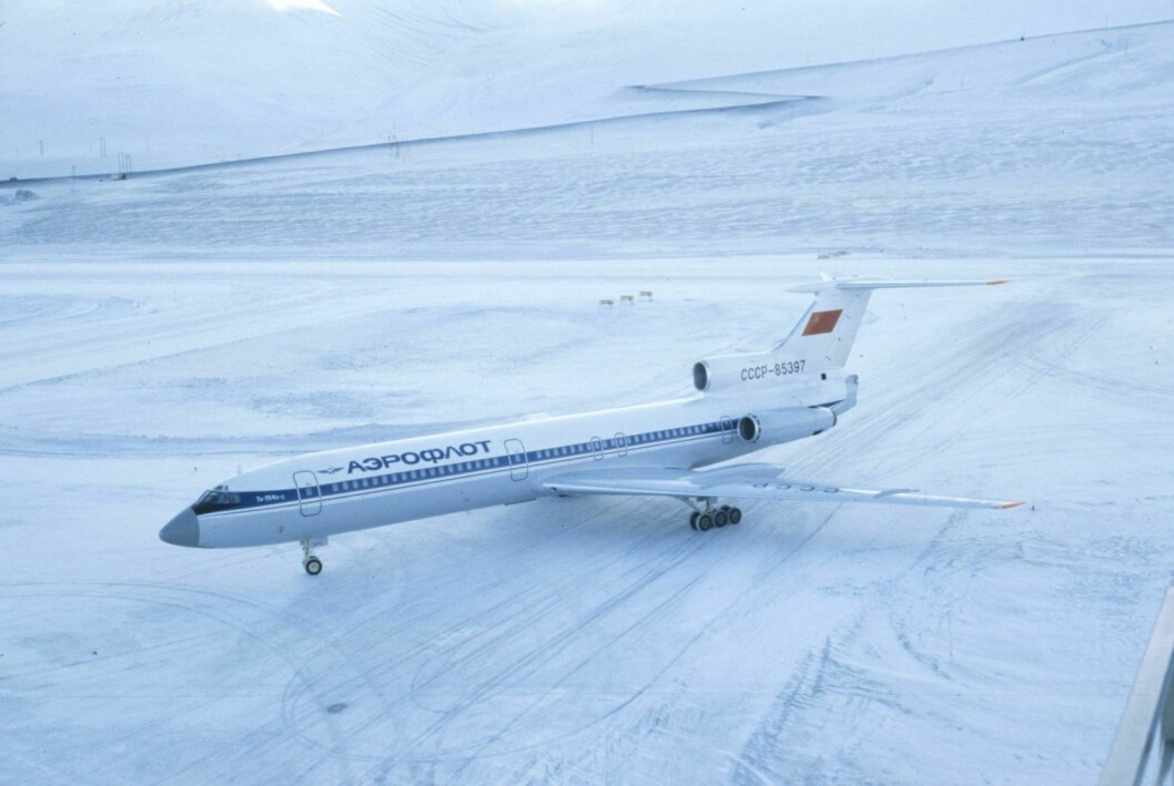 Et konefly: En Tupolev-154 fra Aeroflot landet lille julaften med koner om bord. Det førte til diplomatisk krise mellom Norge og Sovjetunionen.