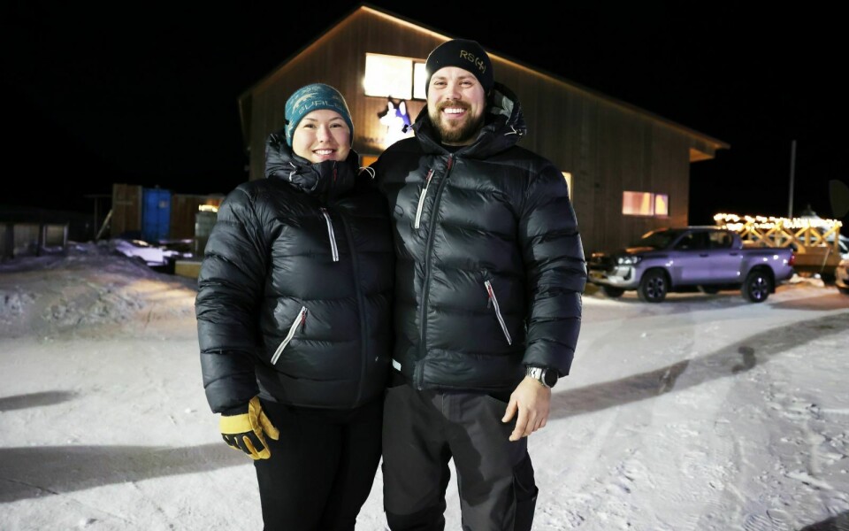 Audun Salte og Mia Willman hos Svalbard Husky har store planer for dette året.