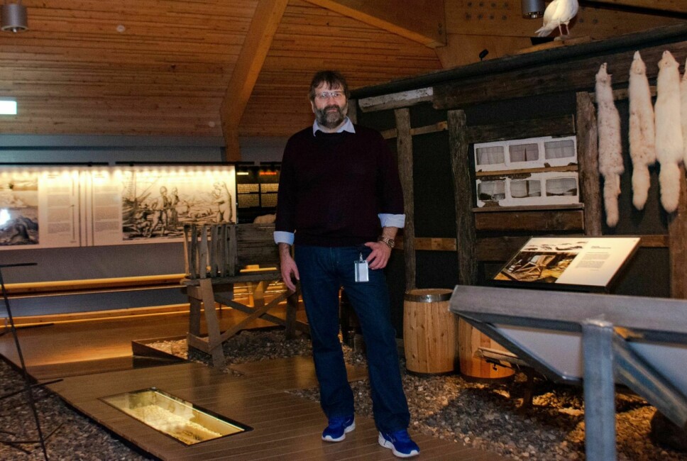 Direktør Eystein Markusson ved Svalbard museum.