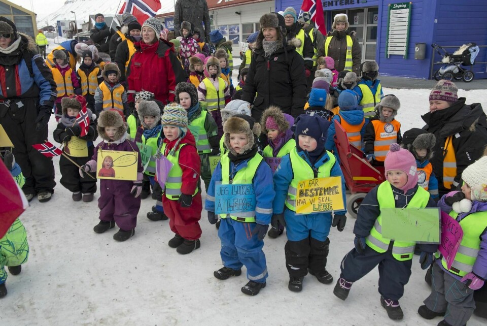 Mye tyder på at neste års utgave av «Barnehagedagen» får flere barn med i toget gjennom gatene i Longyearbyen.