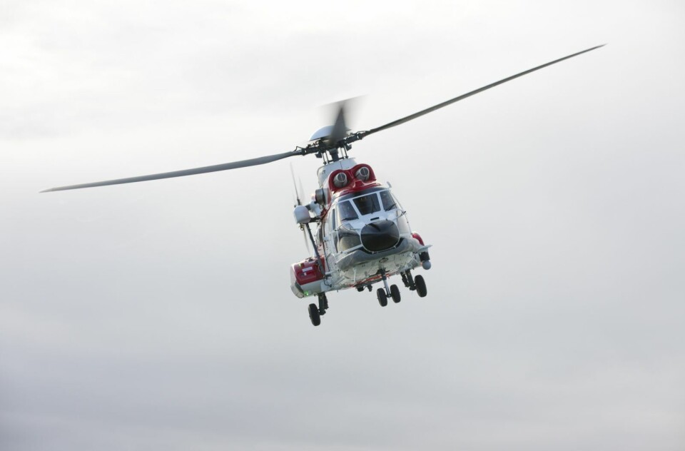 Sysselmesteren rykket ut med helikopter til en medisinsk evakuering.