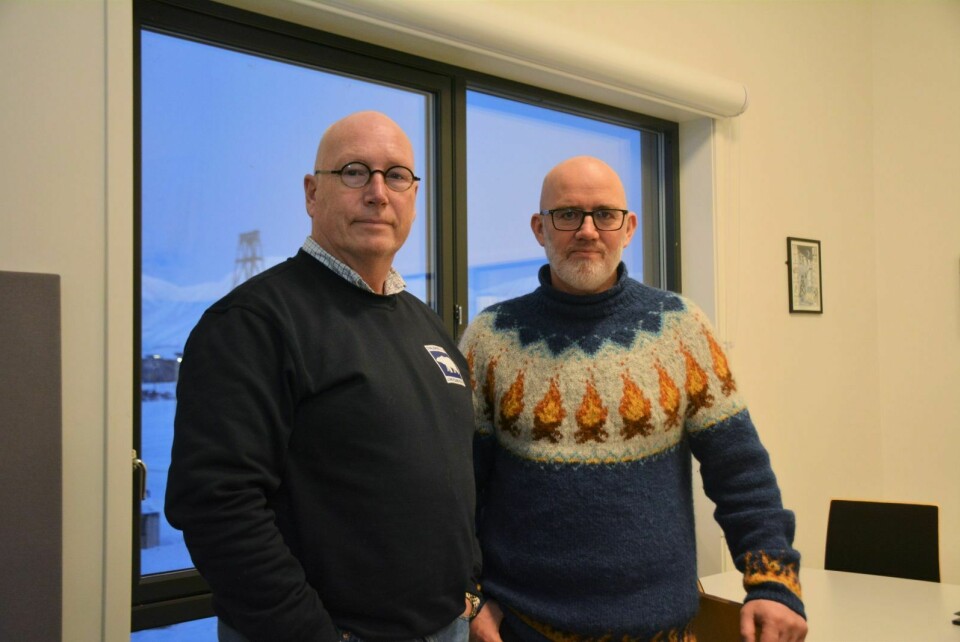 VISIT SVALBARD: Ronny Strømnes og Ronny Brunvoll etterspør samtaler rundt en Svalbardpakke 3.