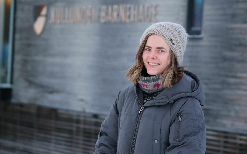 Julie Olivia Glesaaen har vært i Longyearbyen siden august og stortrives.